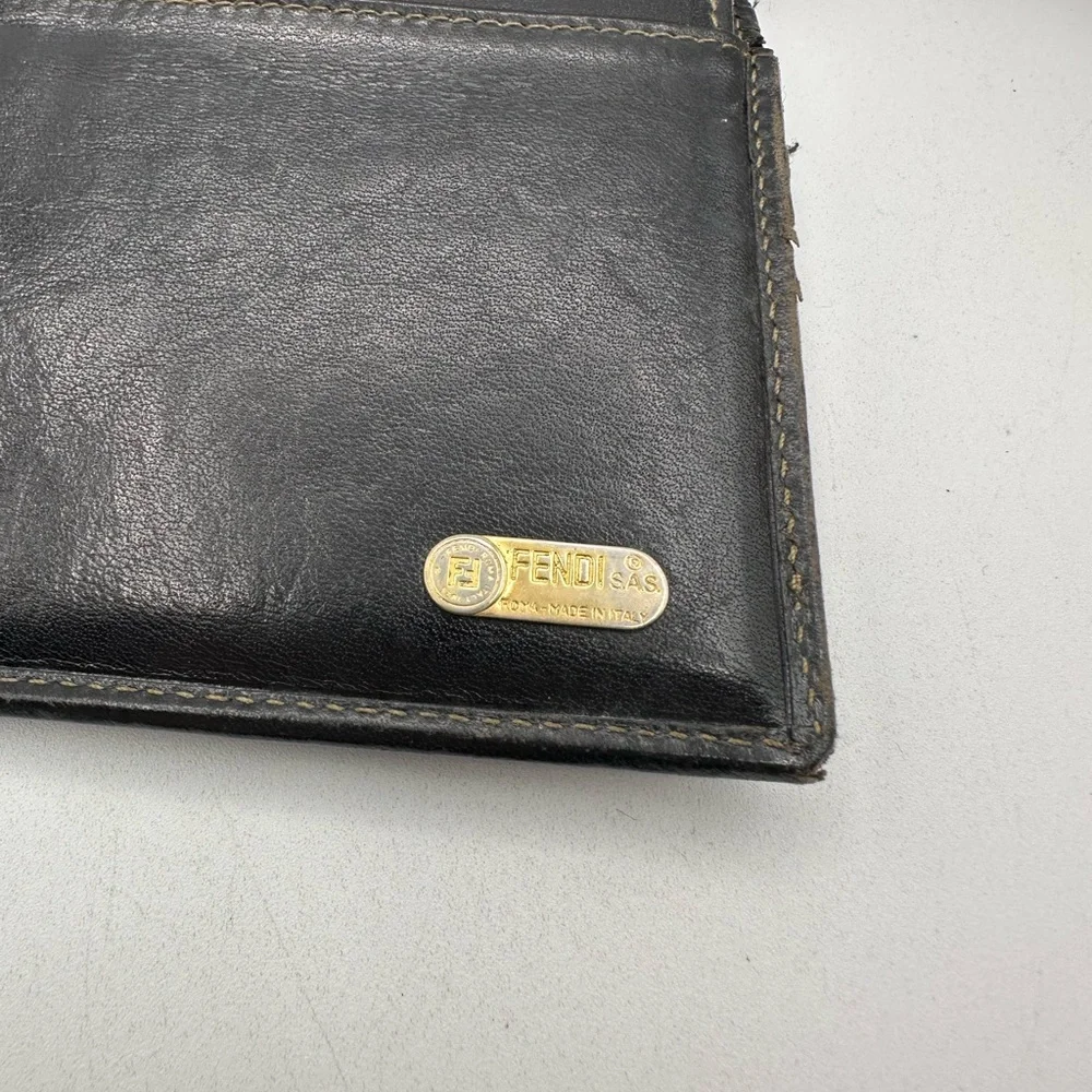 Fendi 2 PC Tri fold with slim bi fold Wallet - Picture 9 of 12